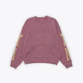 5G Wool BONE Crew Sweater - Light Purple