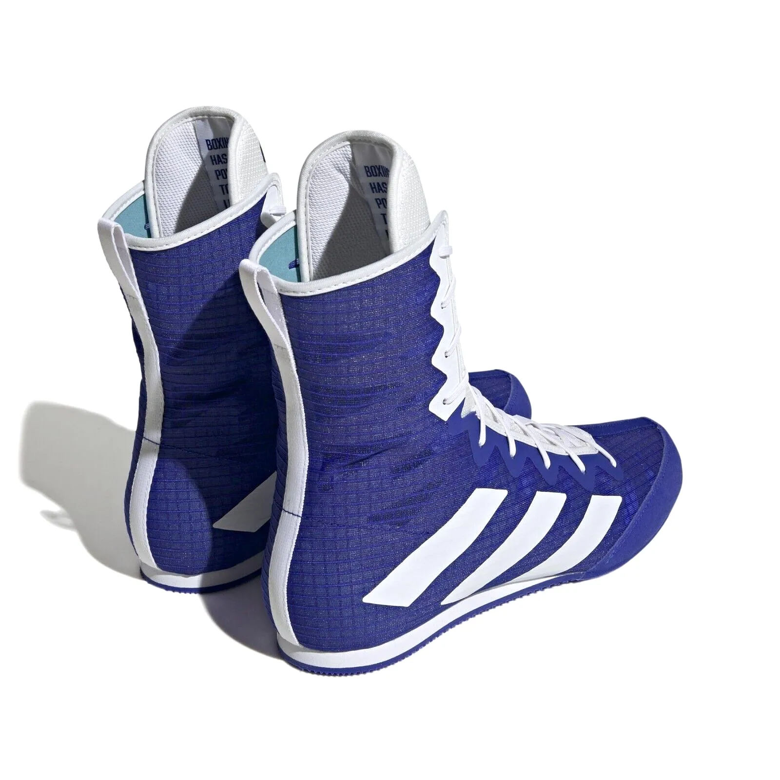 adidas Box Hog 4 Boxing Boots Blue & White