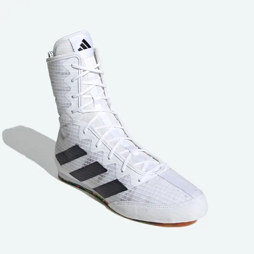 adidas Box Hog 4 Boxing Boots Mens White & Black