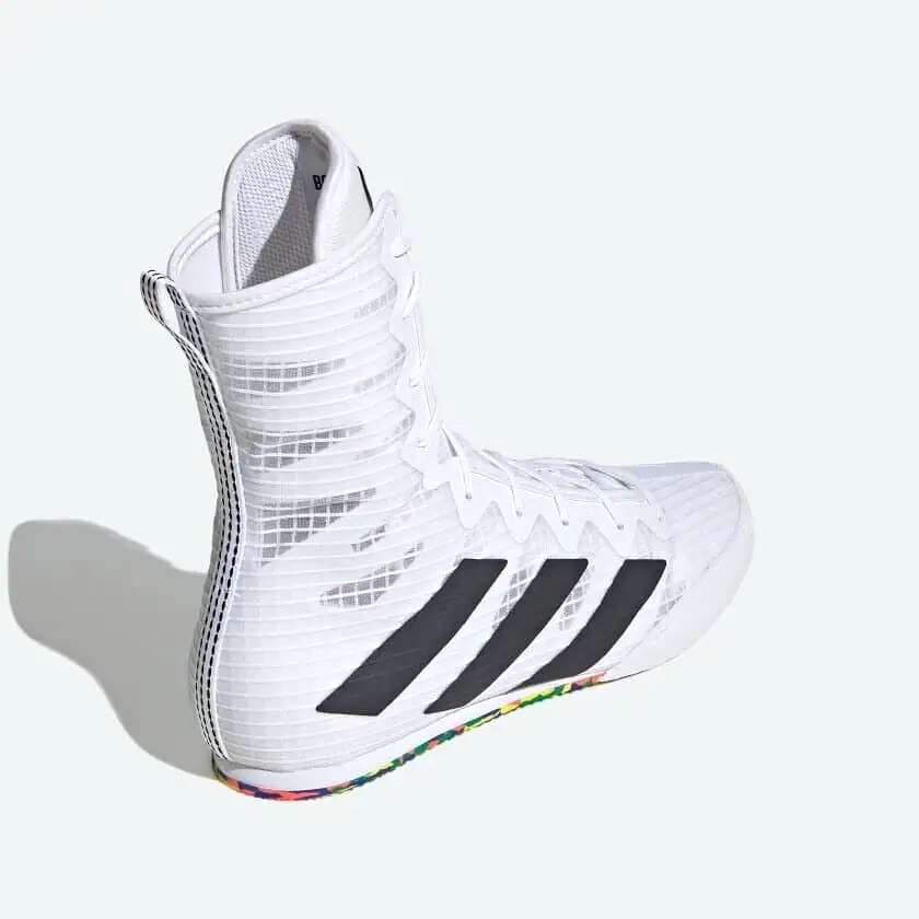 adidas Box Hog 4 Boxing Boots Mens White & Black