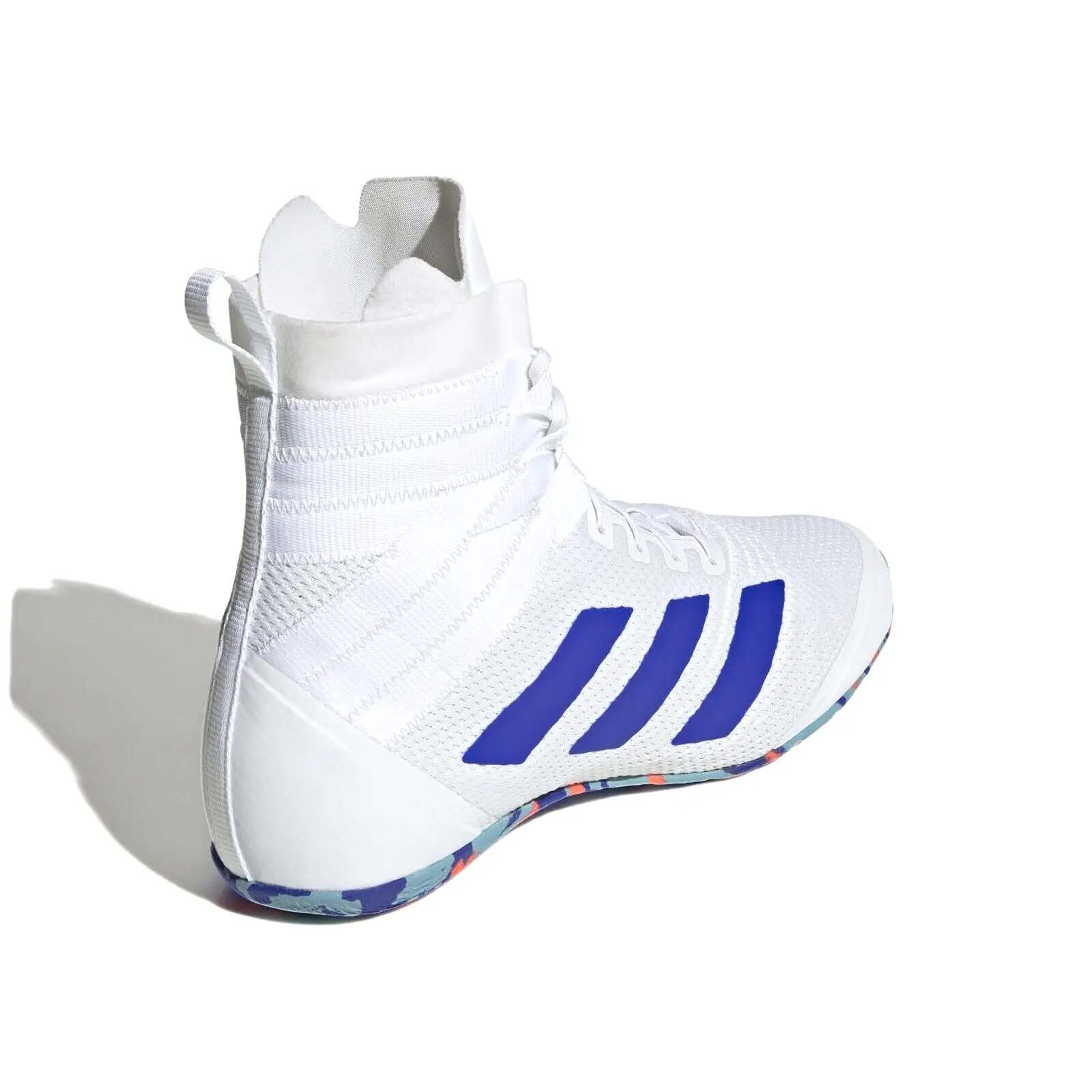 adidas Boxing Boots Speedex 18 Mens White Blue