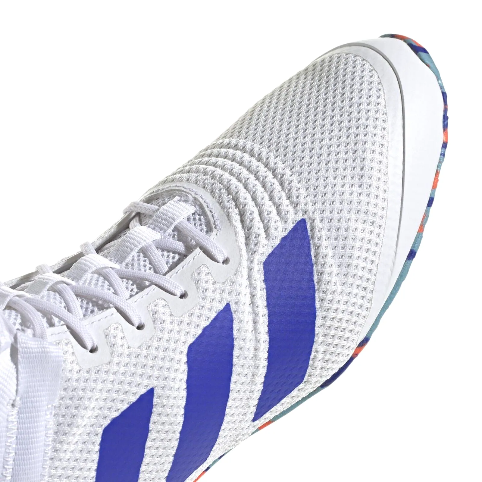 adidas Boxing Boots Speedex 18 Mens White Blue