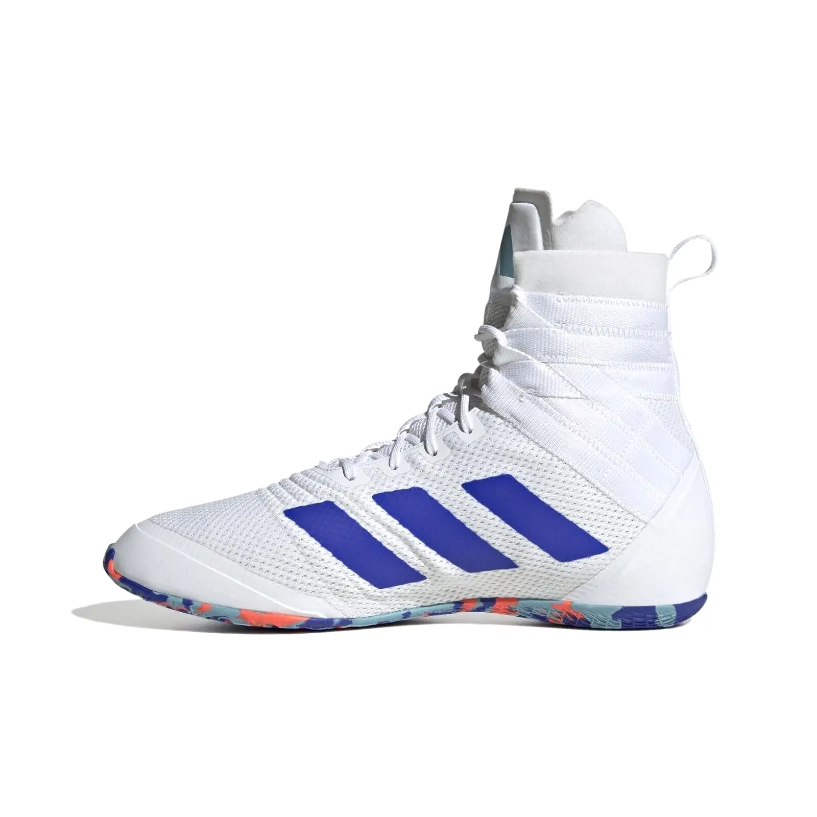 adidas Boxing Boots Speedex 18 Mens White Blue