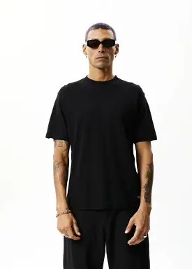 Afends Classic Hemp Retro T-Shirt Black