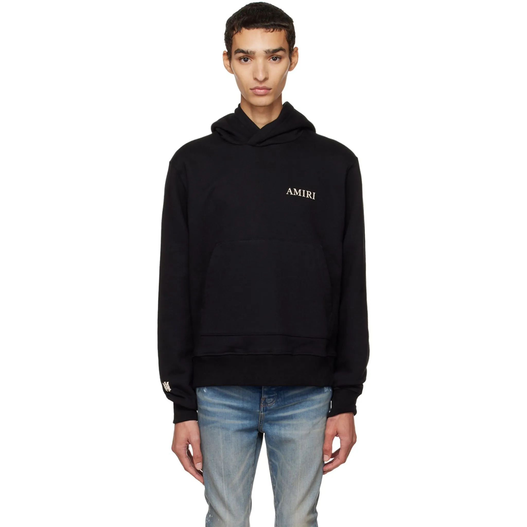 Amiri Puff Logo Hoodie Black