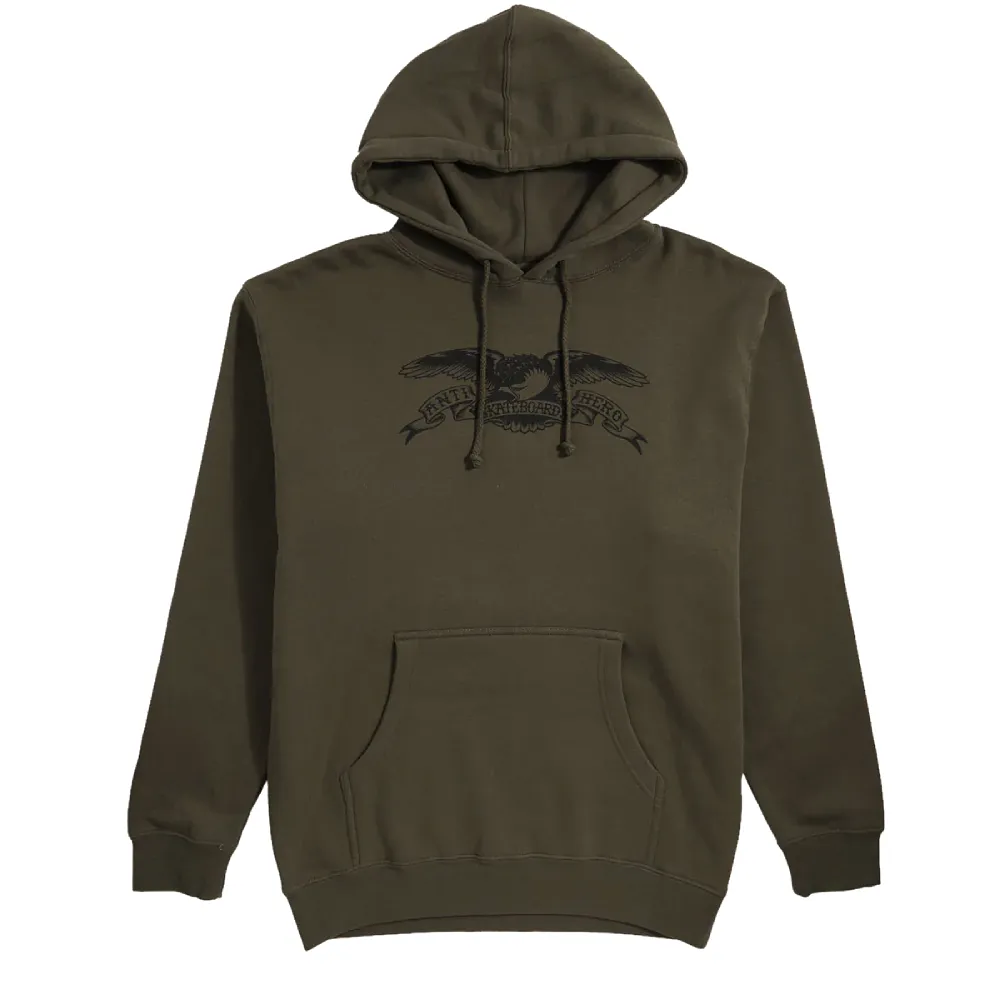 Anti Hero Basic Eagle Hoodie Army Green/Black