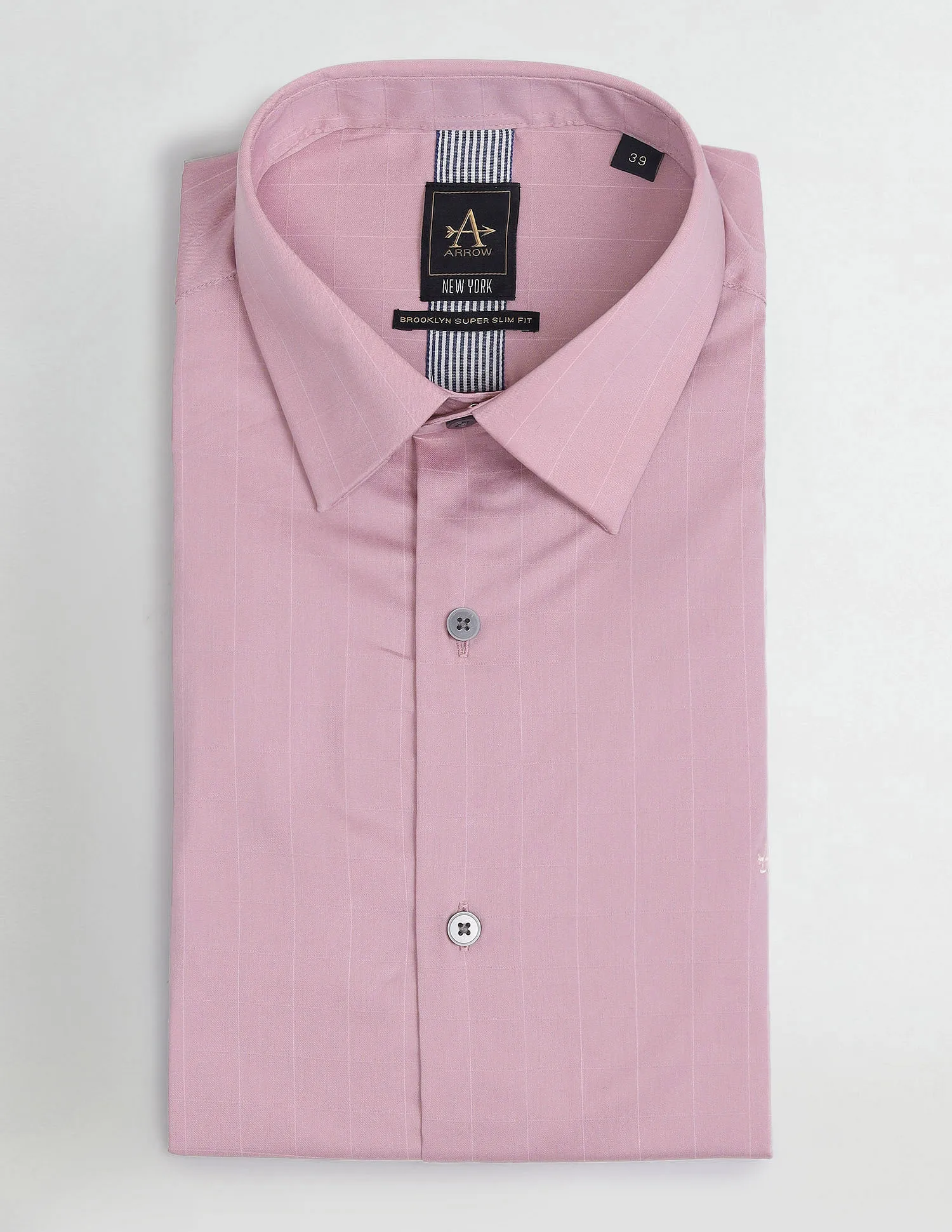 Arrow Newyork Brooklyn Fit Windowpane Checks Shirt