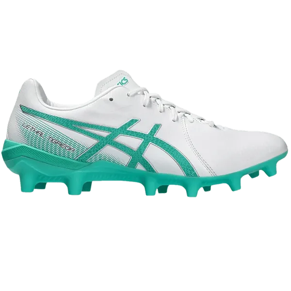 Asics Lethal Tigreor 3 FG Senior Football Boot WHT/AURORA GREEN