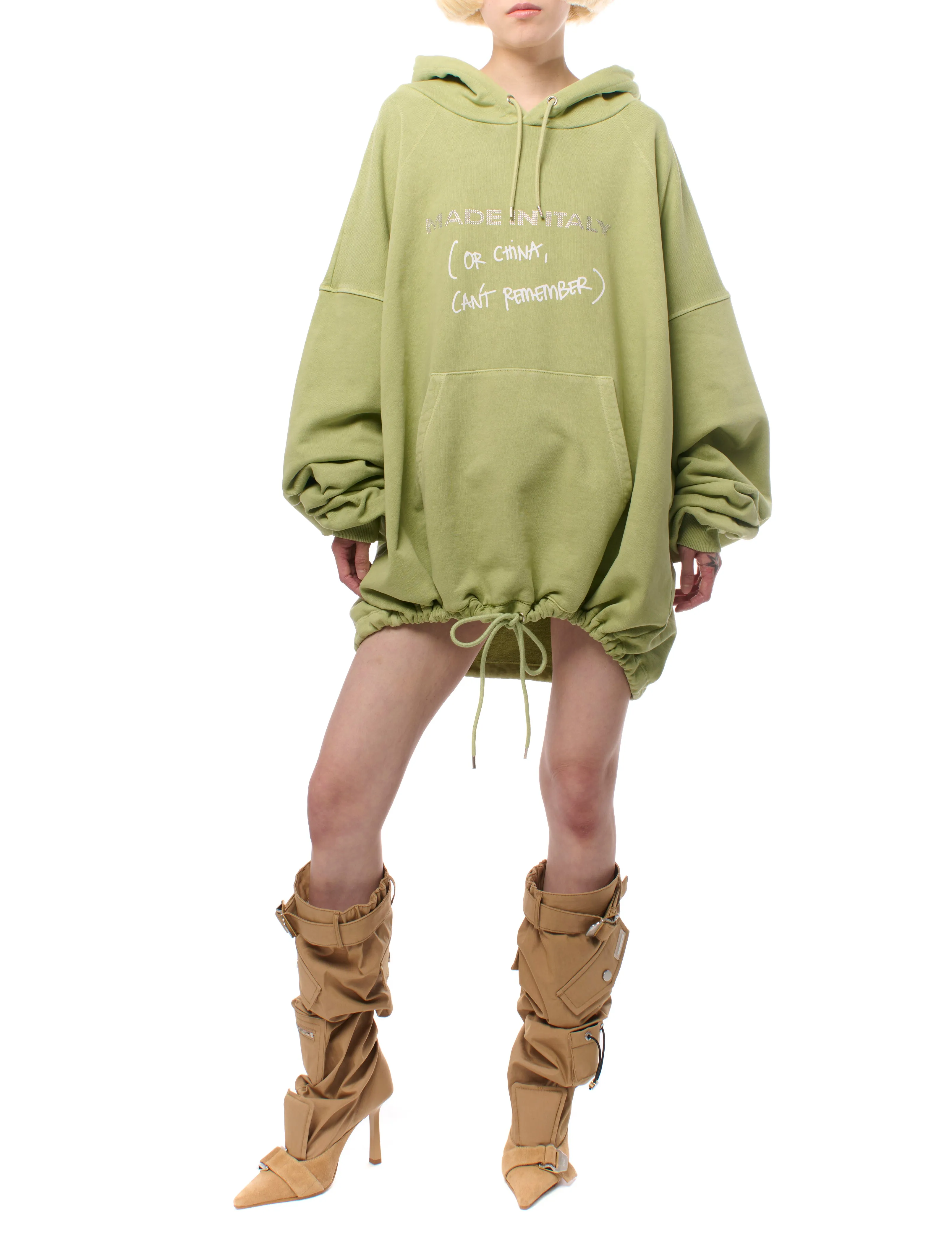 AVAVAV Baggy Bleechnut Print Hoodie