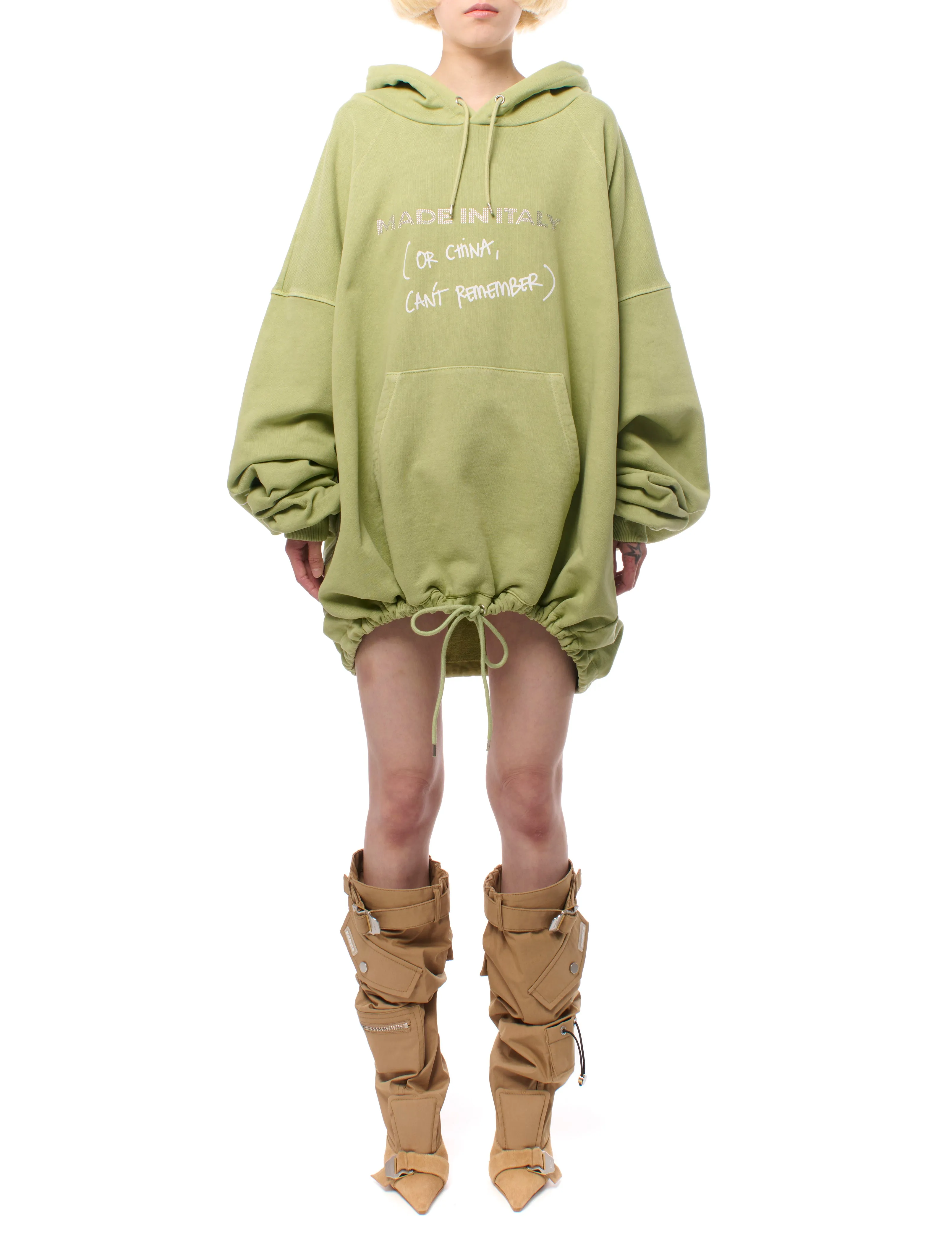 AVAVAV Baggy Bleechnut Print Hoodie