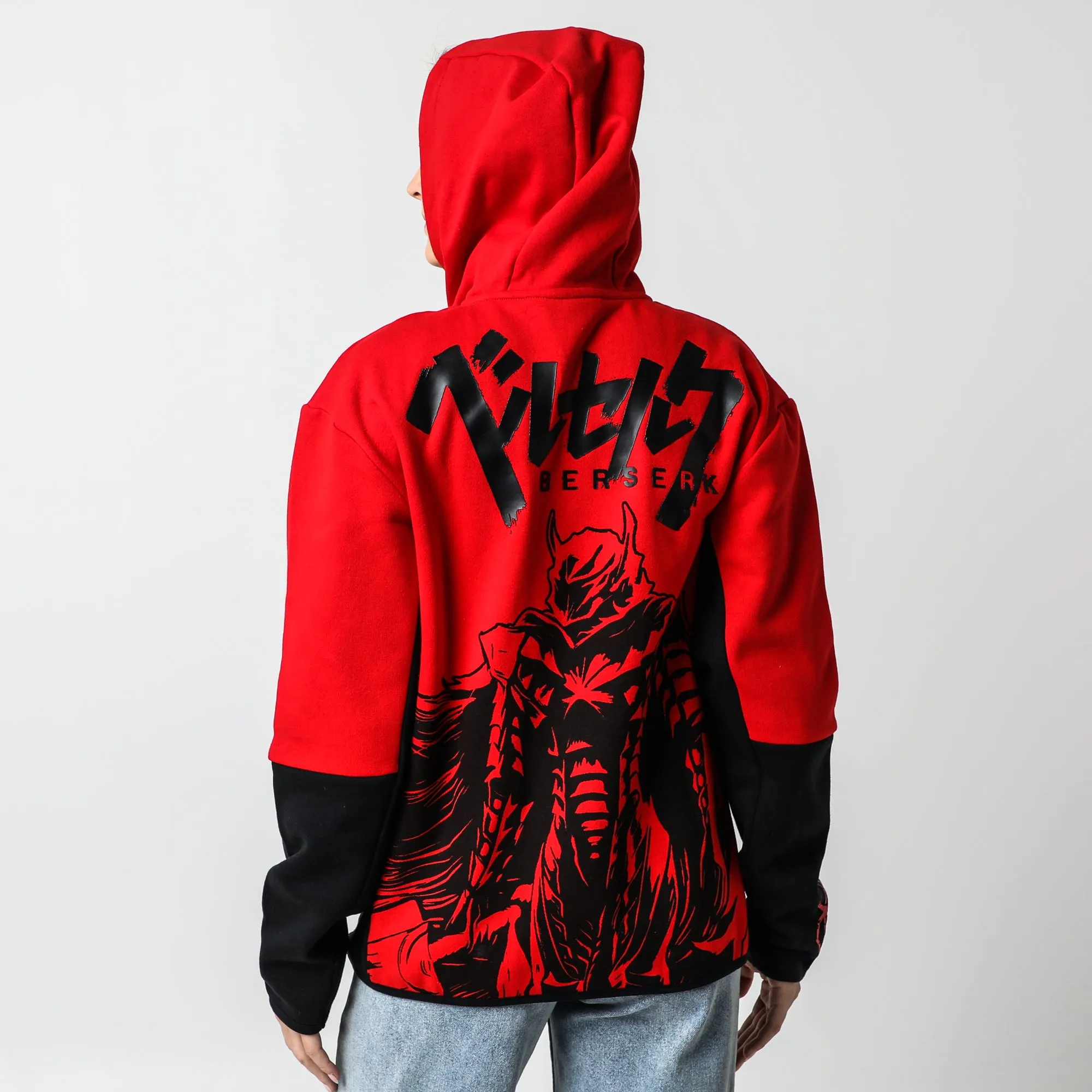 Berserker Armor Contrast Zip Hoodie