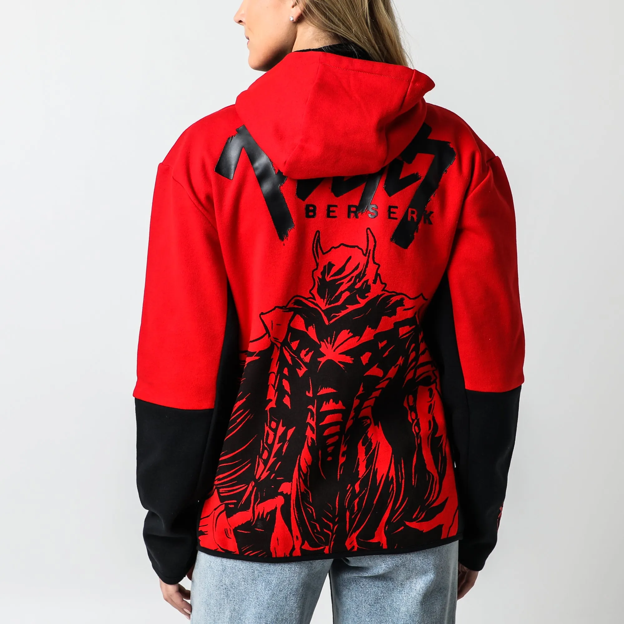 Berserker Armor Contrast Zip Hoodie