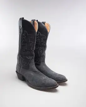 Biltrite Black & Grey Western Leather Cowboy Boots - EUR 47