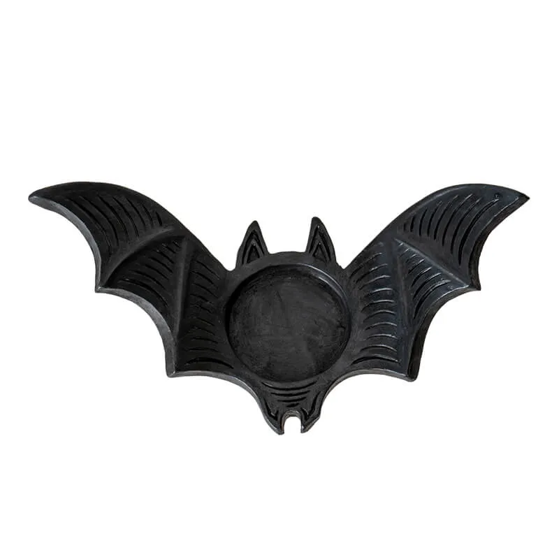 Black Bat Tealight Candle Holder