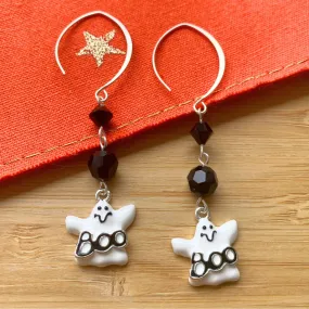 Boo Halloween Glam Earrings