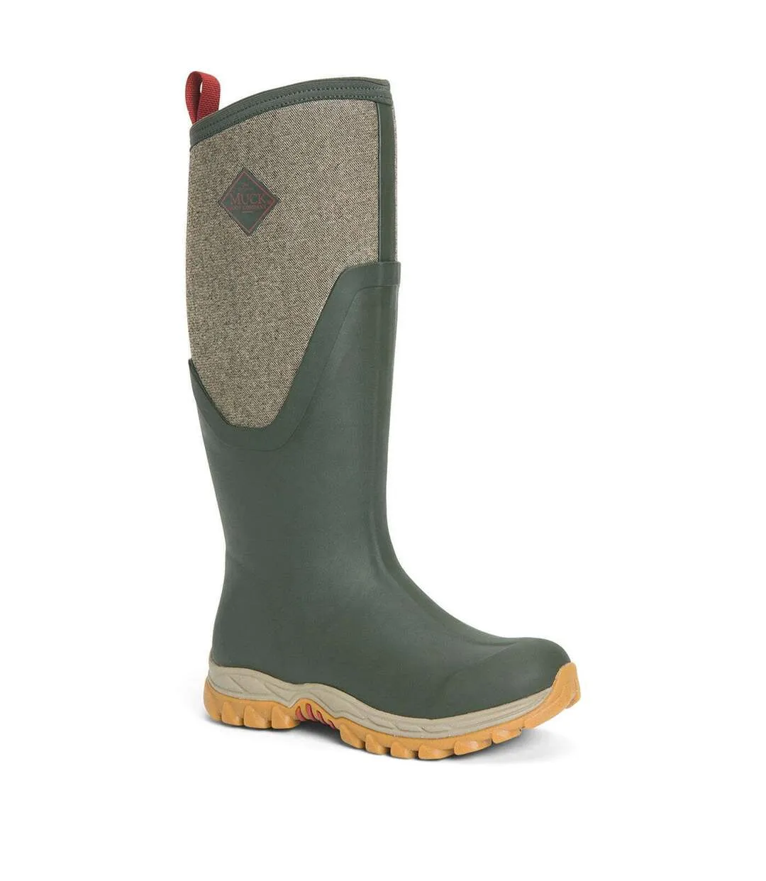 Boots womens/ladies arctic sport tall pill on wellie boots olive Muck