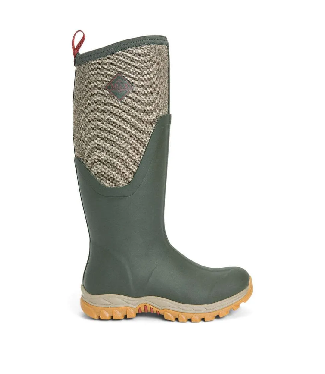 Boots womens/ladies arctic sport tall pill on wellie boots olive Muck