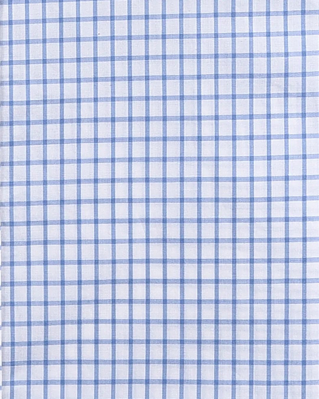 Brembana Sky blue Graph Checks Shirt