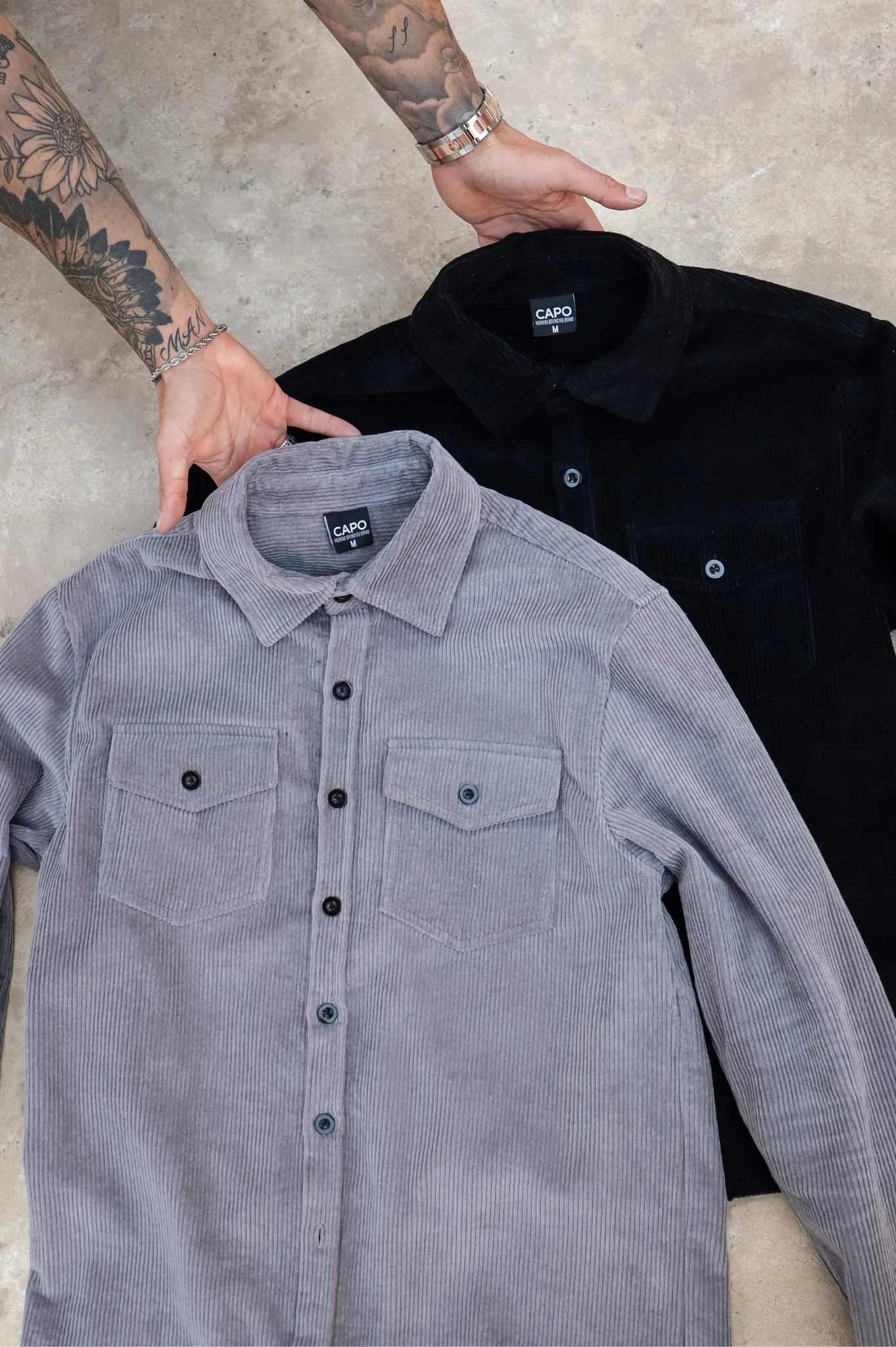 Capo CORD Shirt - Black