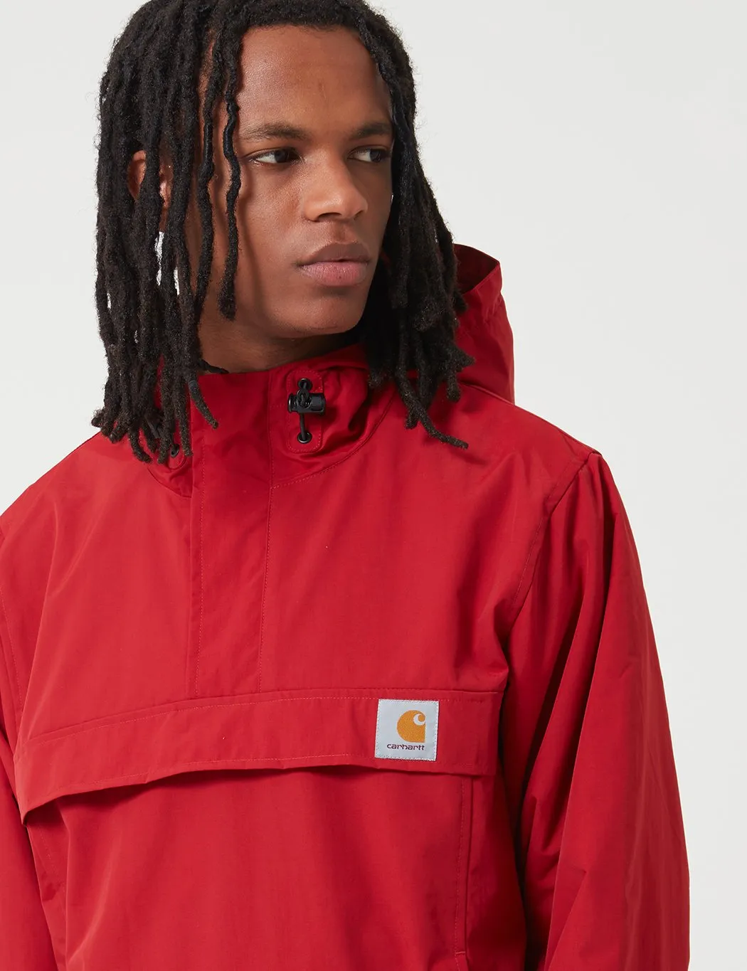 Carhartt-WIP Nimbus Half-Zip Jacket (Fleece Lined) - Blast Red