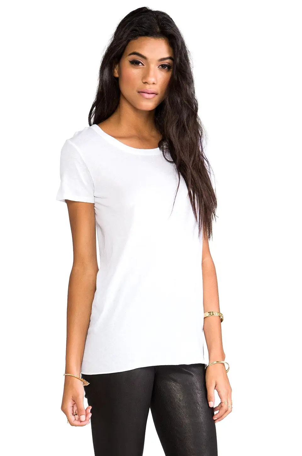 Cashmere Loose S/S Tee - White