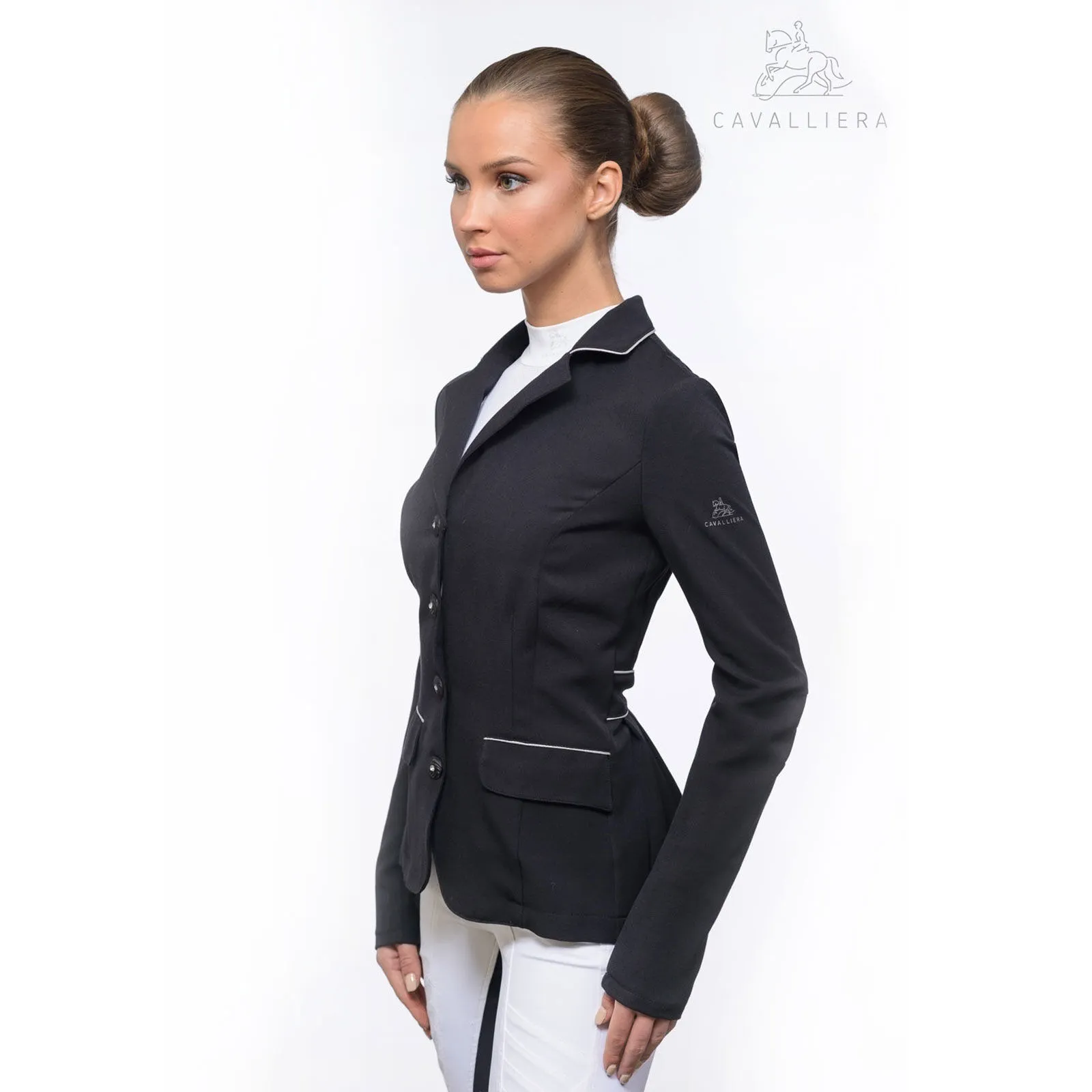 Cavalliera Riding Softshell Show Jacket Crystal Purity