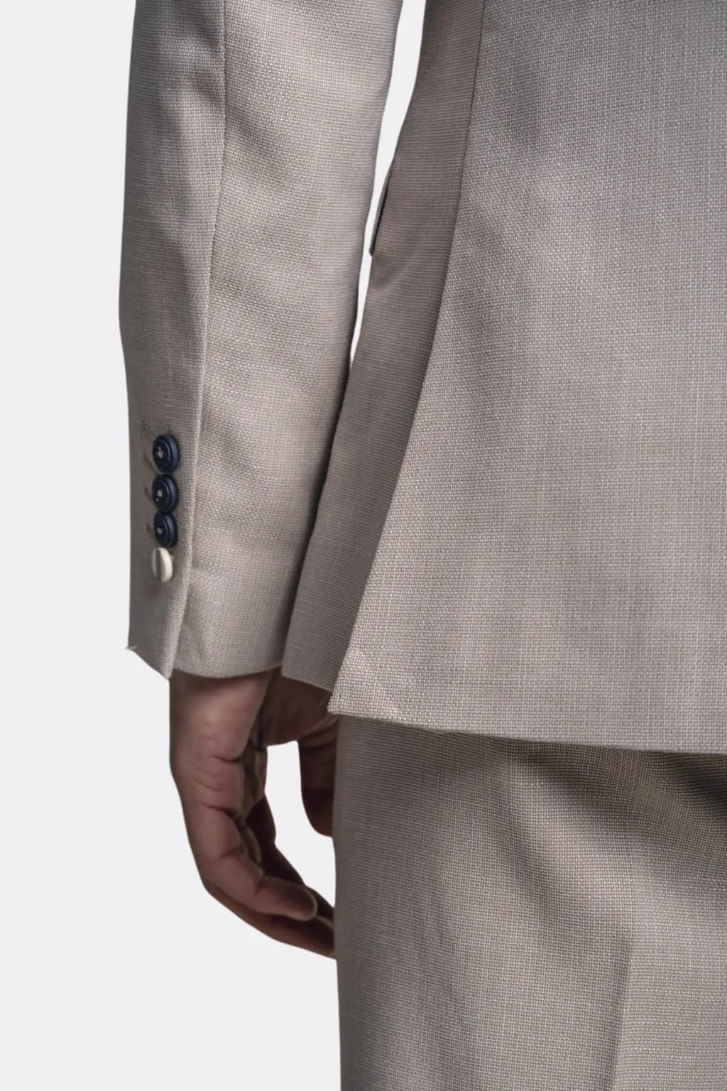 Cavani Miami Beige Three Piece Suit