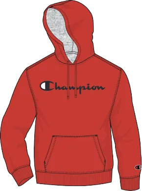 Champion Powerblend Screen Print Script Hoodie