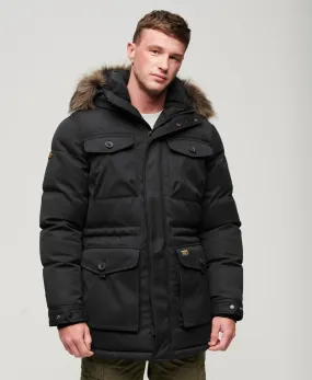 Chinook Faux Fur Parka Coat | Noir