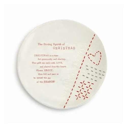 Christmas Giving Plate