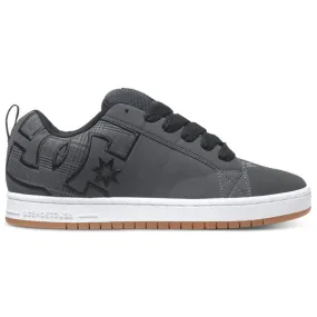 DC Court Graffik SE Men's Skateboard Shoes - Grey w/ Black GYB