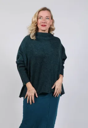 Dropped Shoulder Sweater in Forest