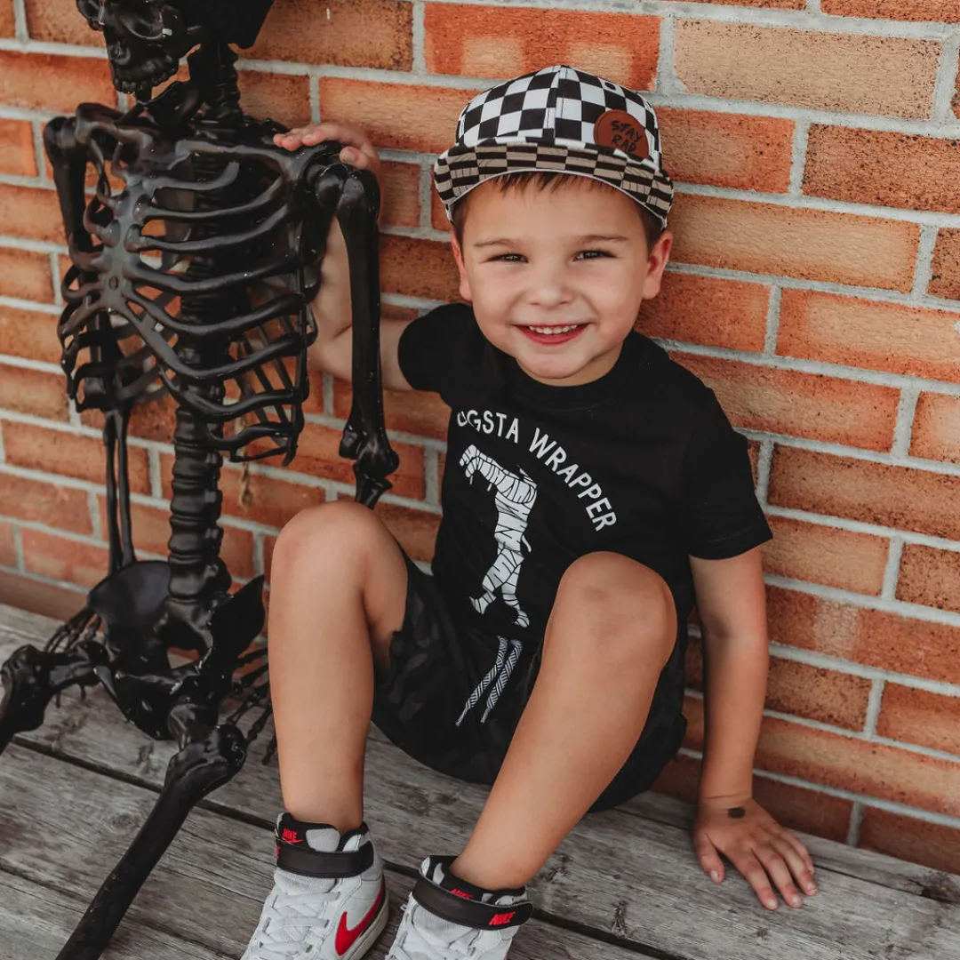 GANGSTA WRAPPER MUMMY HALLOWEEN T-SHIRT | KIDS + YOUTH