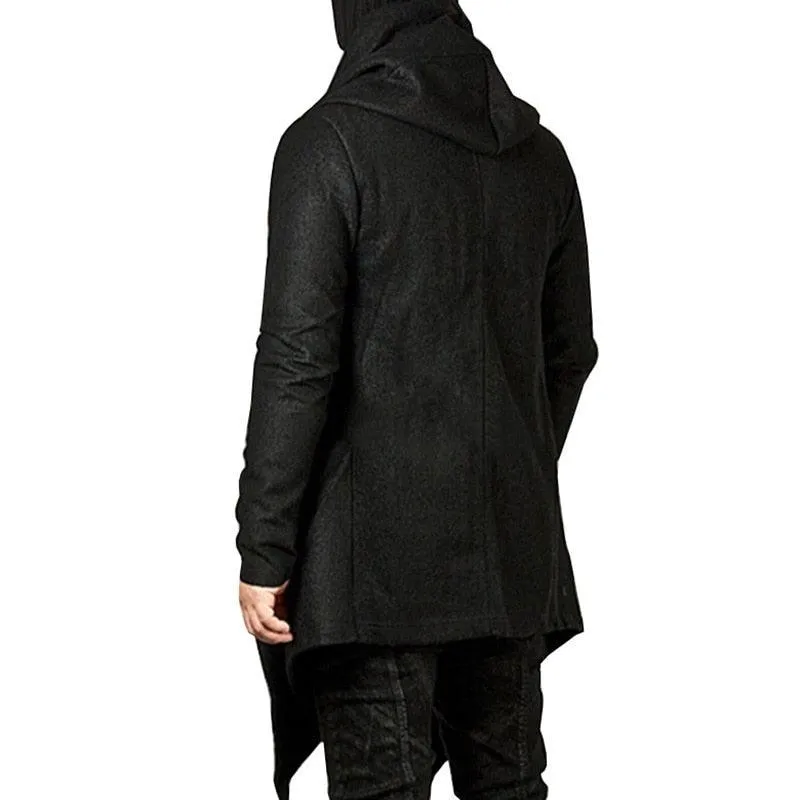 Gothic Male Hooded Irregular Hoodie