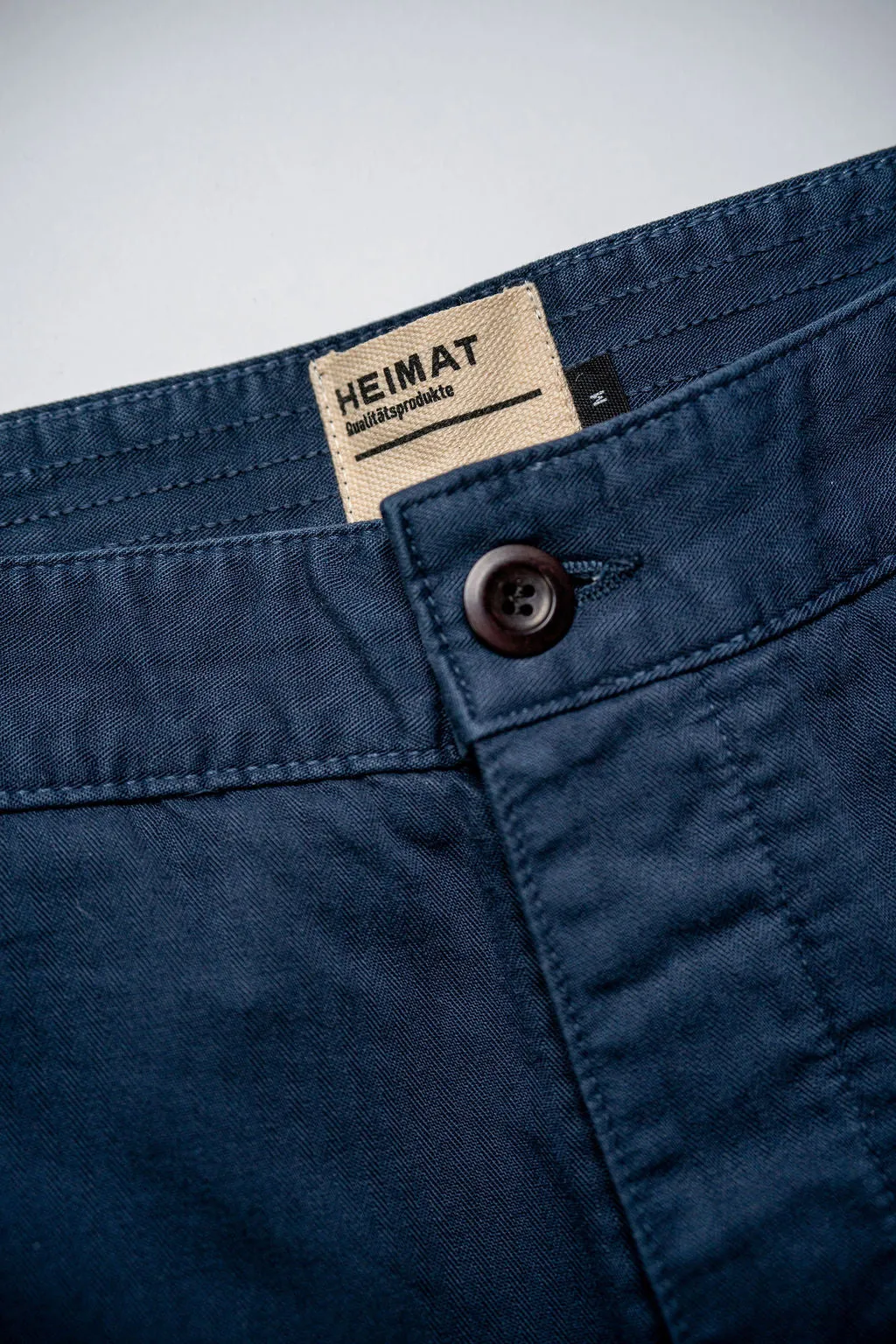 Heimat Textil Journey Pant - Herringbone Ink