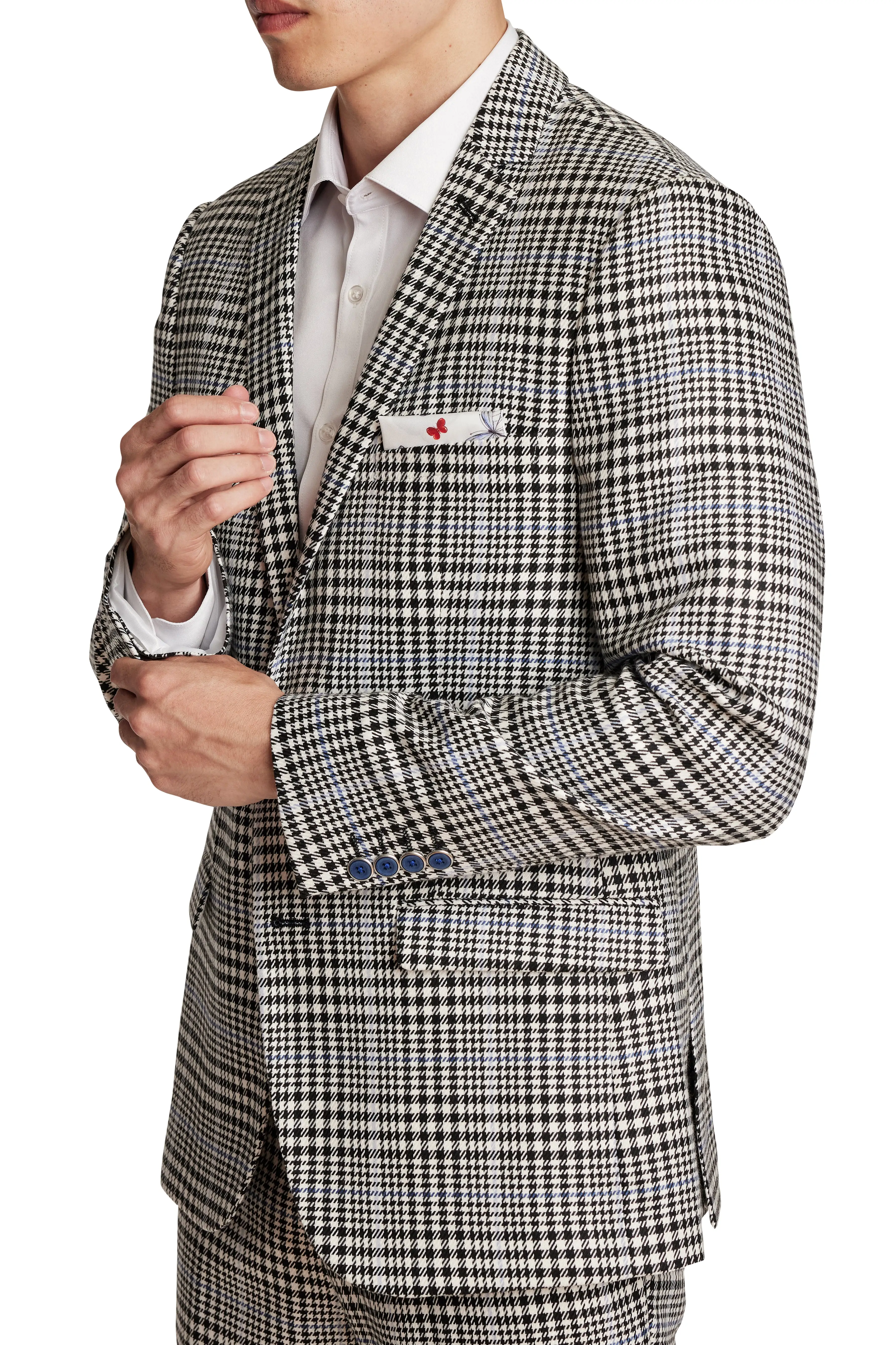 Hound Check Slim Dover Notch Jacket