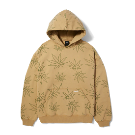 HUF Plantlife Fleece Hoodie Oatmeal