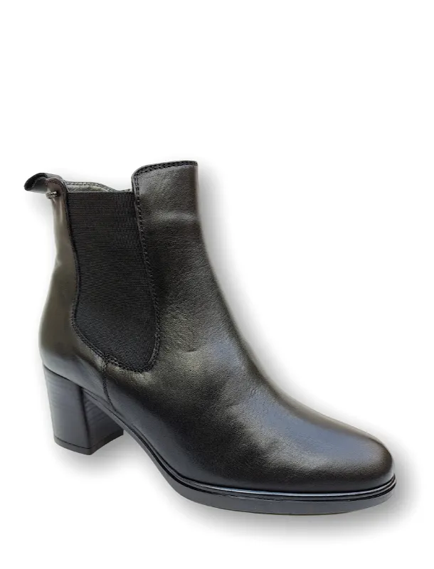 IGI & Co Dress Boots Black Leather Heel Inside Zip Gusset 4694900 sale