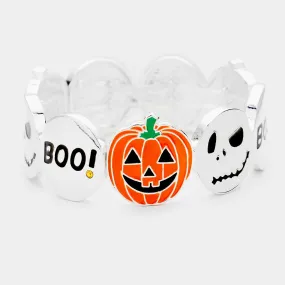 iLLASPARKZ Halloween Metal Stretch Bracelets