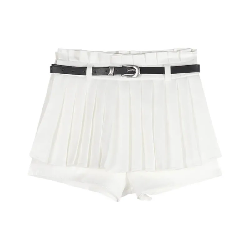 Ins high waist jk pleated skirt BY1122