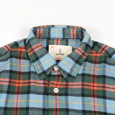 LA PAZ Chest Pocket Rainbow Checks Shirt