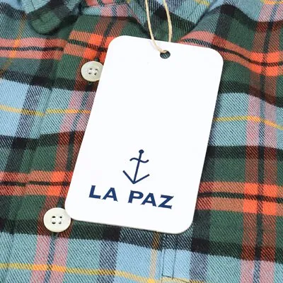 LA PAZ Chest Pocket Rainbow Checks Shirt