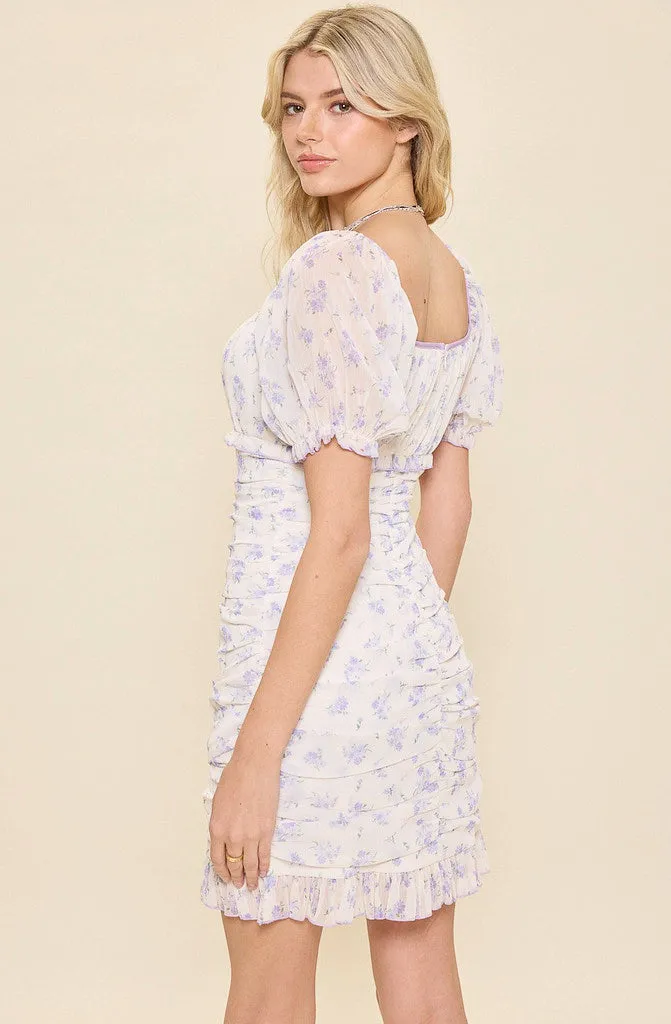 LAVENDER LOVE FLORAL DRESS