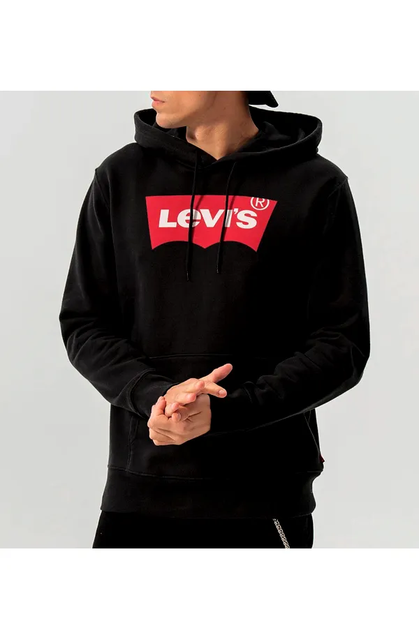 Levi's Graphic Logo Hoodie Black