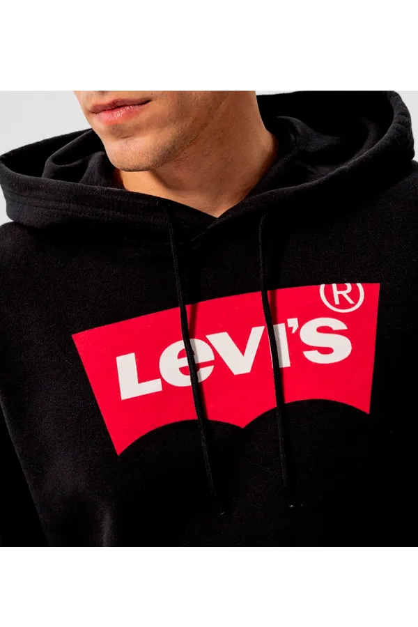 Levi's Graphic Logo Hoodie Black