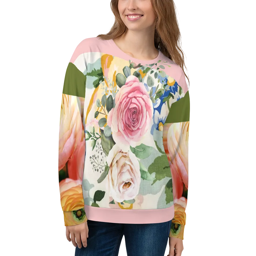 Linen Rose Sweatshirt