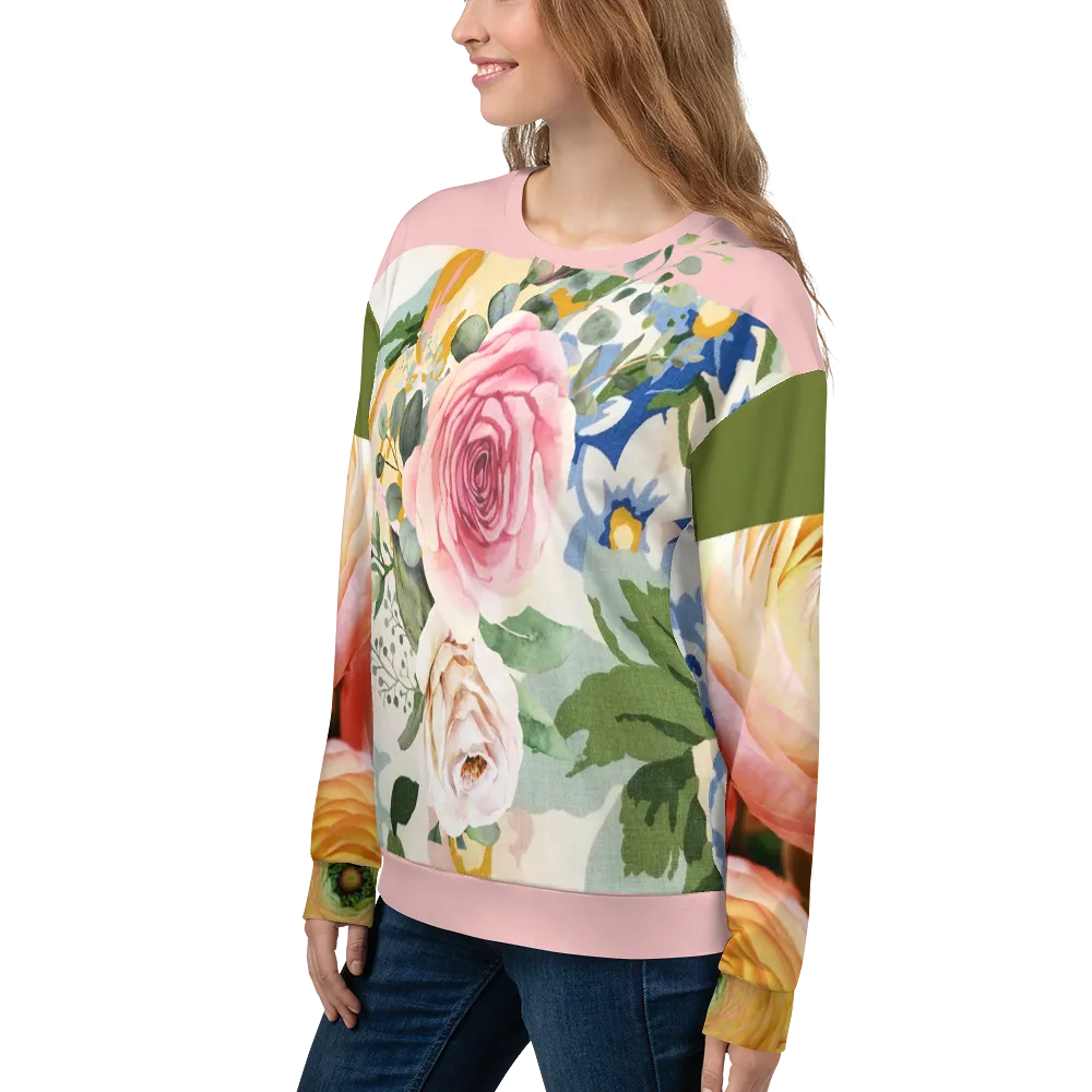 Linen Rose Sweatshirt