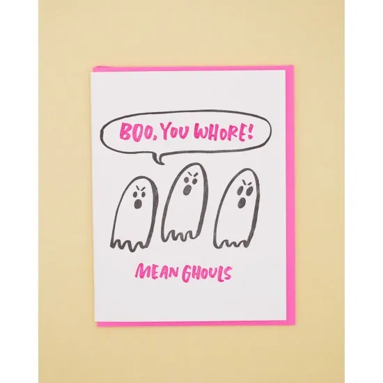 Mean Ghouls Card