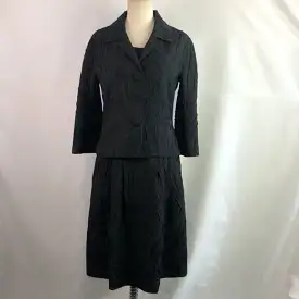 MichaelKorsNWT Black Brocade Dress with Jacket