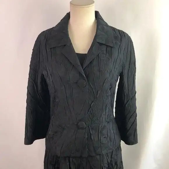 MichaelKorsNWT Black Brocade Dress with Jacket